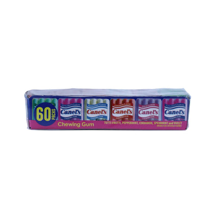Canel's Chewing Gum Big Fun Pack, Original Flavors, 4 Pieces, 60 Pack