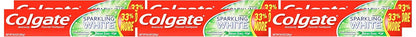 Colgate Sparkling White Whitening Toothpaste, Mint - 8 ounce (6 Pack)