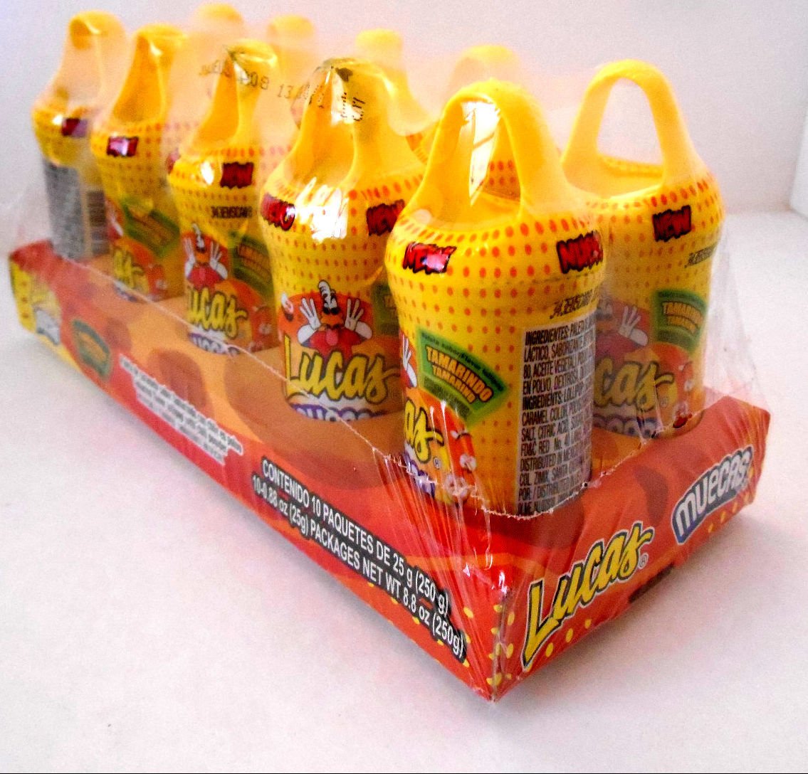 Lucas Muecas Tamarindo Flavor Lollipop with Chili Powder