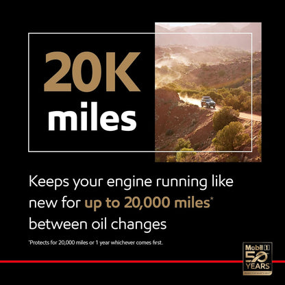 Mobil 1 Extended Performance Full Synthetic Motor Oil 5W-30, 6-pack of 1 quarts