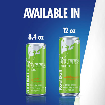 Red Bull Green Edition Curuba Elderflower Energy Drink, 12 Fl Oz, 4 Cans