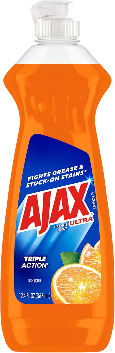 Ajax, Dish Orange, 12.4 Fl Oz