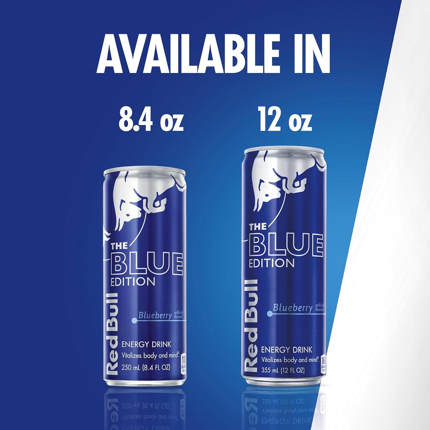 Red Bull Energy Drink, Blueberry, 4 Pack of 8.4 Fl Oz, Blue Edition