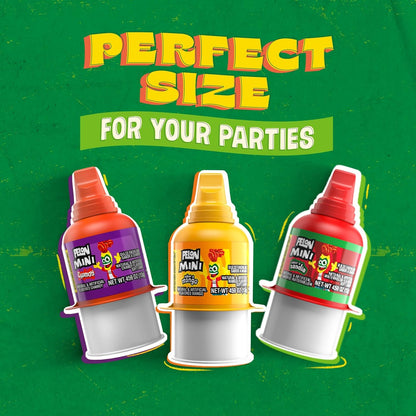 Pelon Pelo Rico Mini Assorted Watermelon, Mango, and Chamoy Candy, 0.45 oz, 18 Count (Pack of 1)