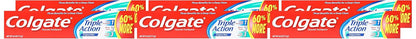 Colgate Triple Action Toothpaste, Mint - 4 ounce (Pack of 6)
