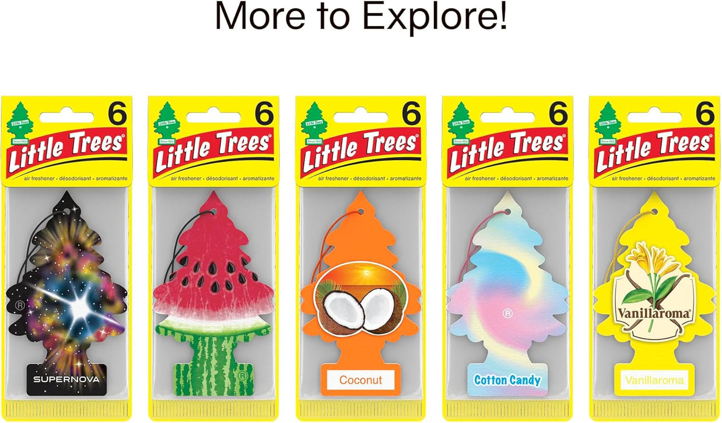 LITTLE TREES Car Air Freshener | Hanging Tree Provides Long Lasting Scent for Auto and Home | America, 24 Air Fresheners