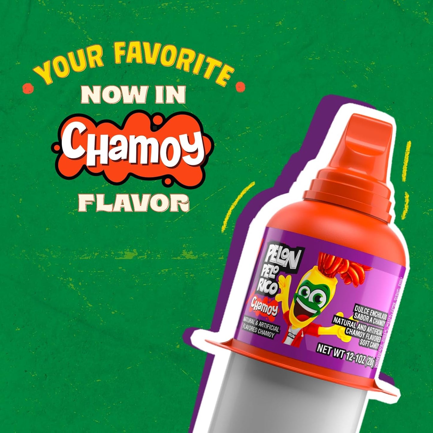 Pelon Pelo Rico Chamoy Candy, 1 oz, 12 Count (Pack of 1)
