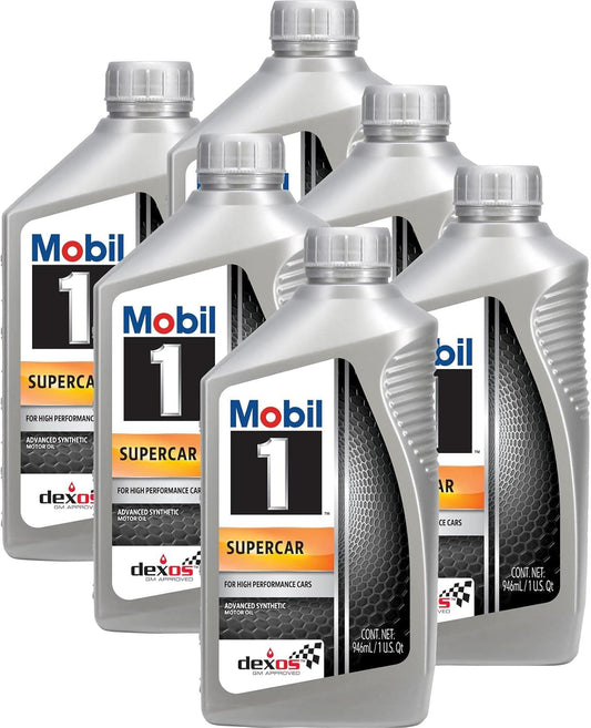 Mobil 1 ESP 5W-50 Full Synthetic Super Car Motor Oil (6 Quarts), (127372)