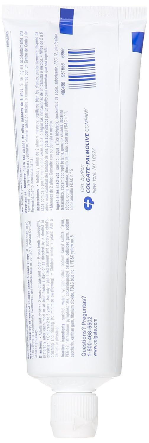 Colgate Triple Action Toothpaste, Mint - 4 ounce (Pack of 6)