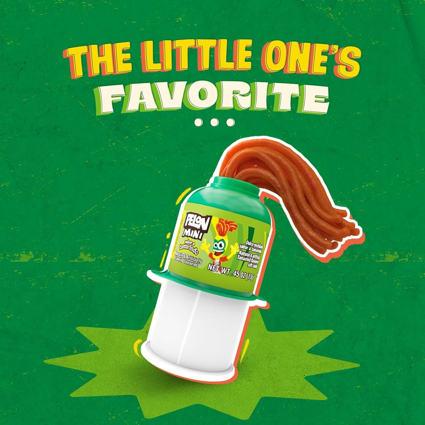 Pelon Pelo Rico Mini Tamarind Candy, 0.45 oz (Pack of 36)