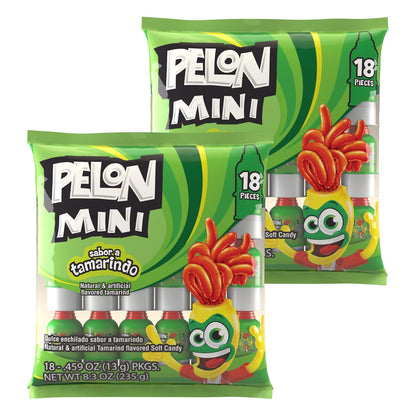 Pelon Pelo Rico Mini Tamarind Candy, 0.45 oz (Pack of 36)