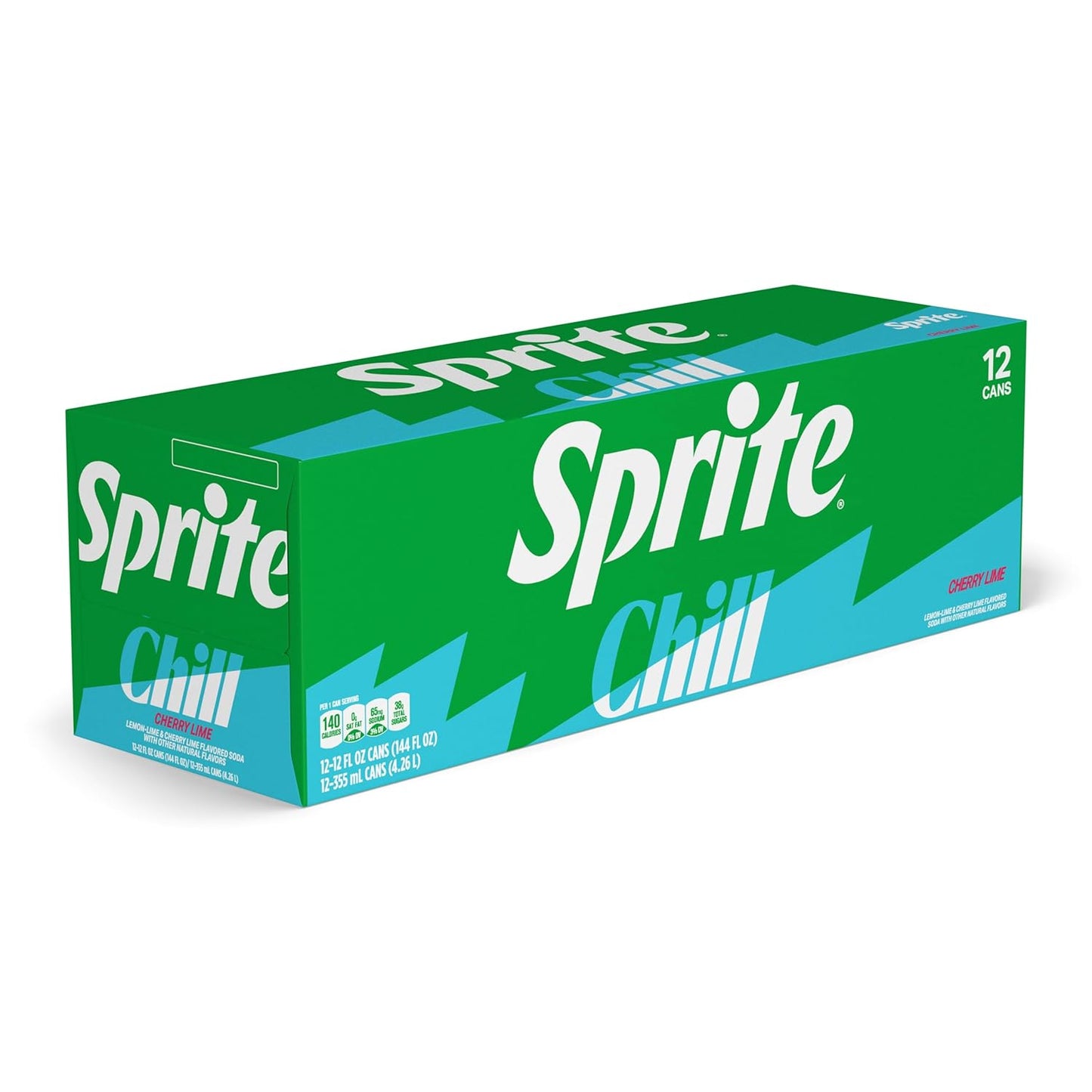 Sprite Chill Cherry Lime 12oz 12pk
