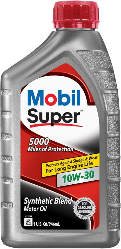 Mobil 120431 Super Duty Engine Oil (10W30, 1Qt)