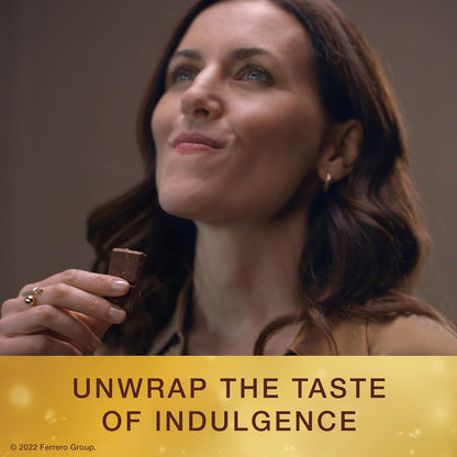 Ferrero Rocher Premium Chocolate Bars, 8 Pack, Milk Chocolate Hazelnut & Almond, 3.1 oz Each