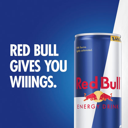 Red Bull Energy Drink, 8.4 Fl Oz (Pack of 12)