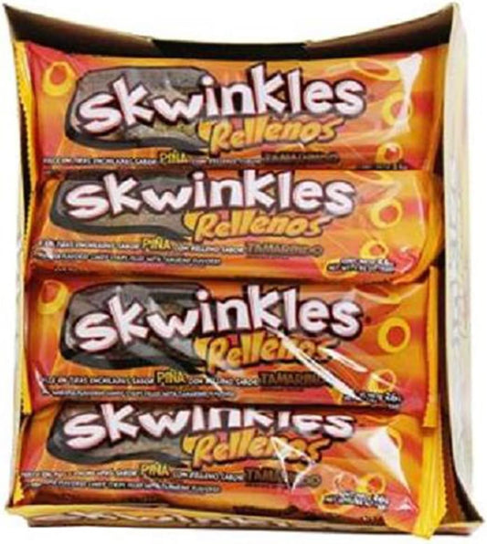 Lucas Skwinkles, Rellenos Hot Pineapple/Tamarind, Count 12 - Sugar Candy / Grab Varieties & Flavors Y