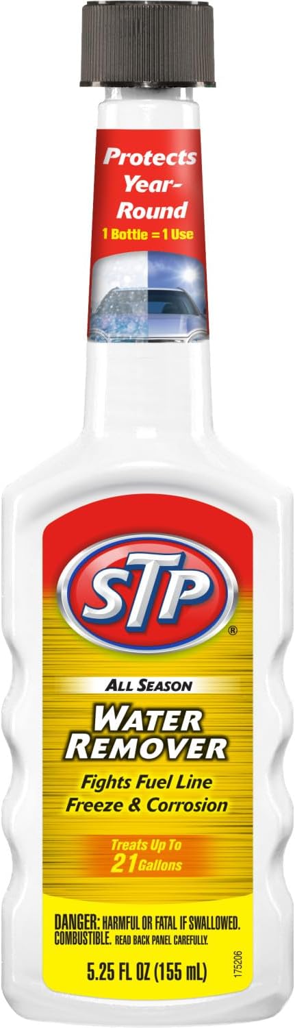 STP Water Remover, All Season Cleaner for Cars & Truck, Bottles, 5.25 Fl Oz, 14259