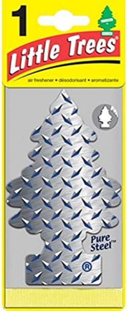 Little Trees Pure Steel, 6 Pack (U6P67152)