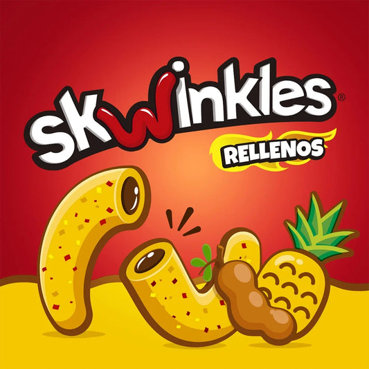 Lucas Skwinkles Rellenos Pineapple Tamarind, 0.92 oz, 12 Packages
