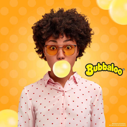Bubbaloo Adams- goma de mascar 47 pz- sabores varios (Platano, 47pz)