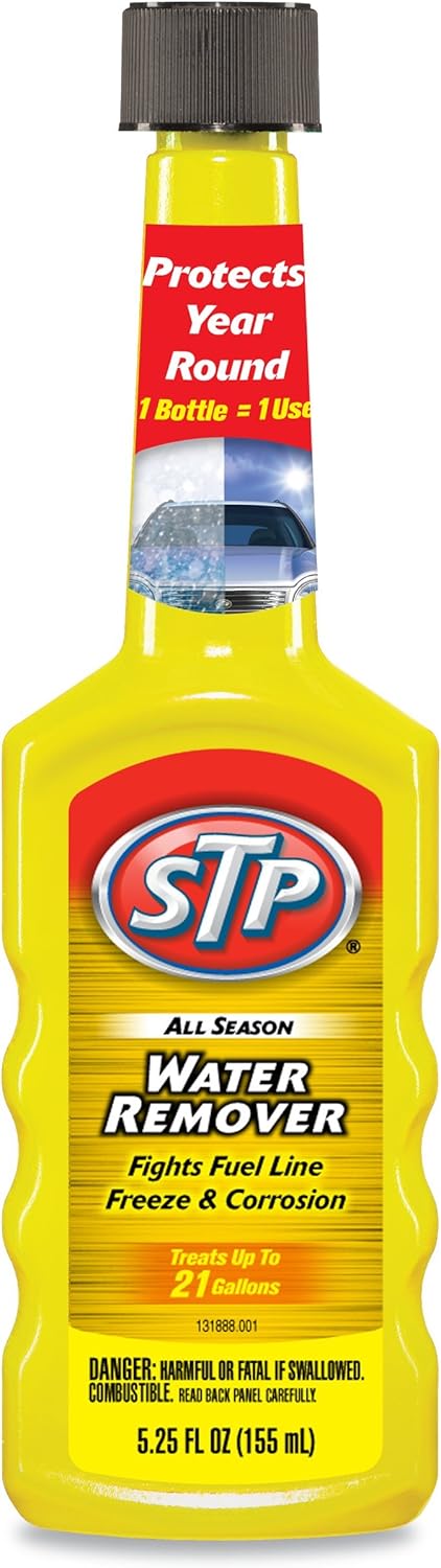 STP Water Remover, All Season Cleaner for Cars & Truck, Bottles, 5.25 Fl Oz, Pack of 12, 78572-12PK