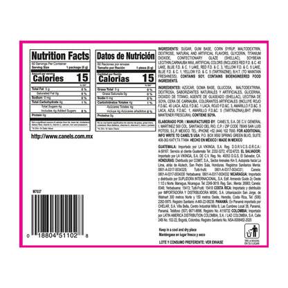 Canel's Chewing Gum Big Fun Pack, Original Flavors, 4 Pieces, 60 Pack