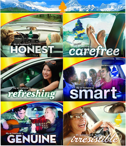 Little Trees Pure Steel, 6 Pack (U6P67152)