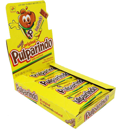 Pulparindo 5 Flavors Contains Pulparindo Chamoy, Pulparindo Sandia, Pulparindo Mango, Pulparindo Spicy and Original Pulparindo Tamarind, 20 Count Boxes (Variety Pack of 5)