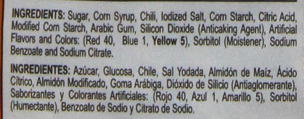 Pica Gomas Sabor Dulces Vero Chili Mango Flavor Mexican Candy