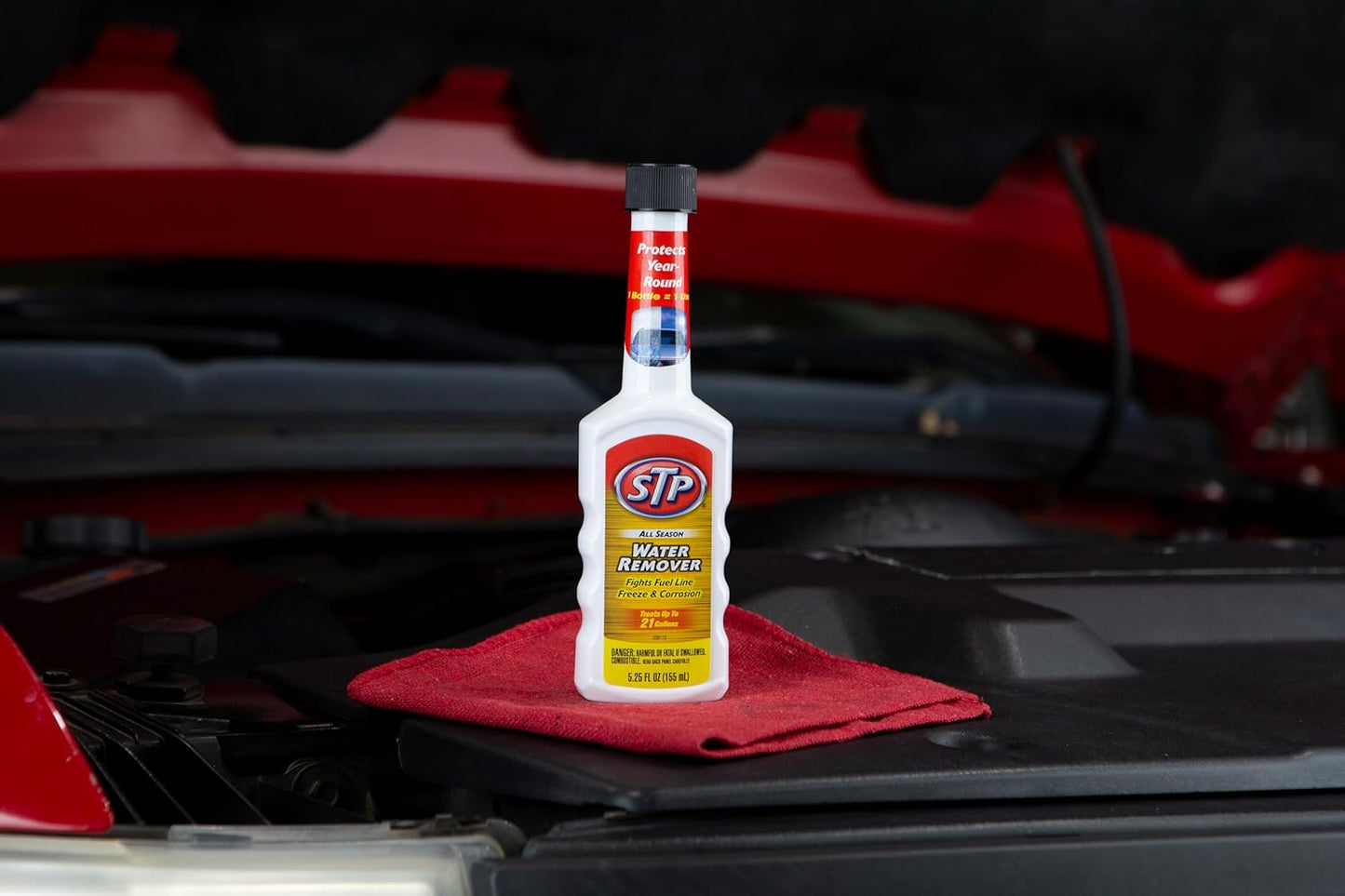 STP Water Remover, All Season Cleaner for Cars & Truck, Bottles, 5.25 Fl Oz, Pack of 12, 78572-12PK