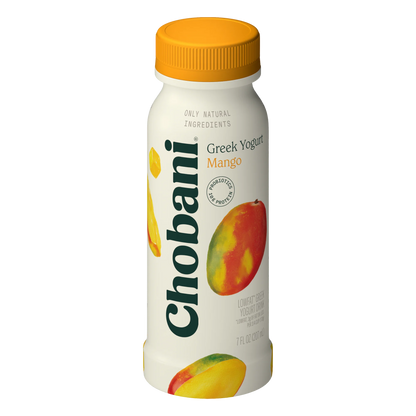 Chobani Low-Fat Greek Yogurt Drink Mango 7 fl oz Bottle