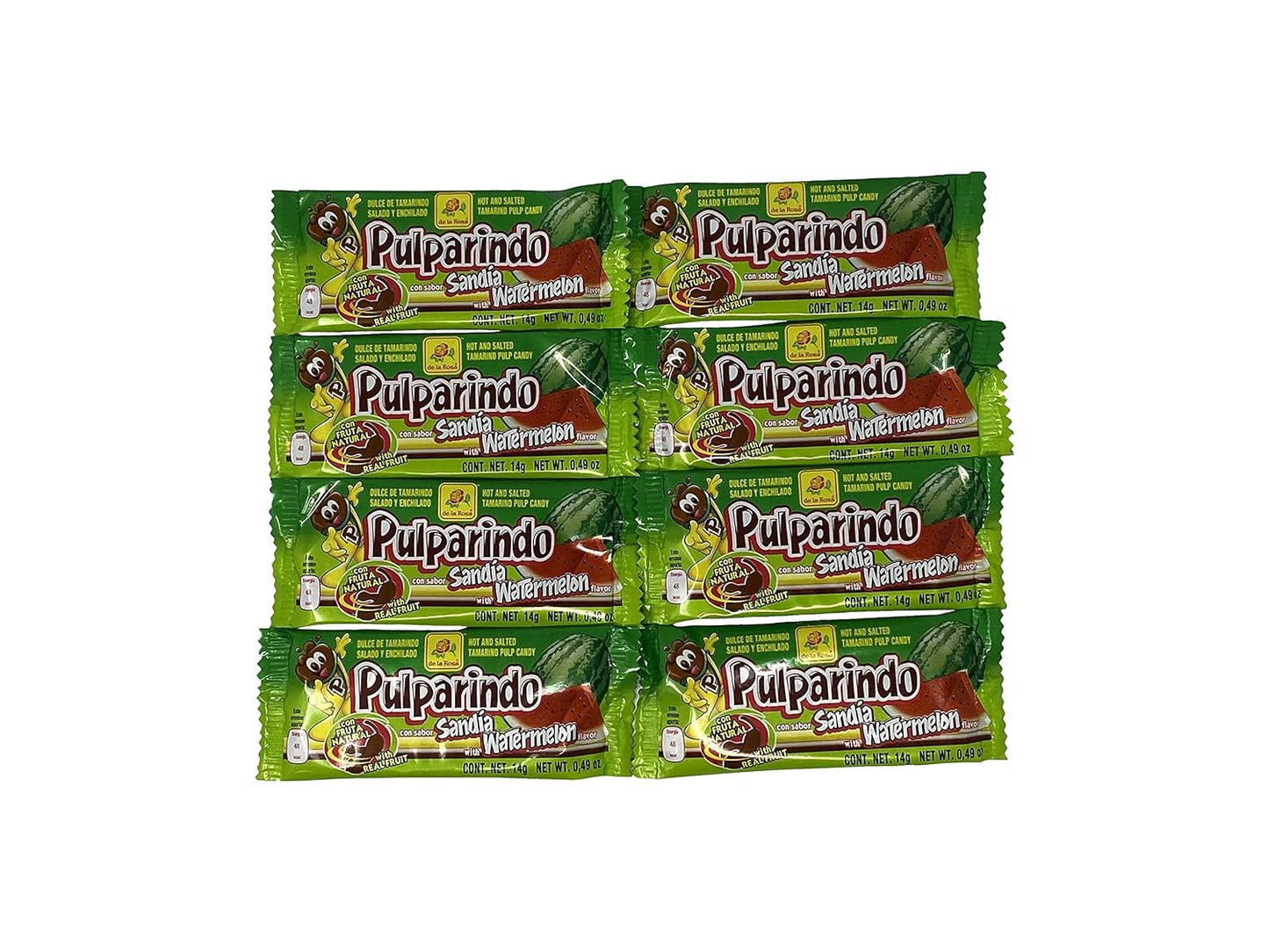 Bulk Pulparindo Mix (32 Count) - All The Mexican Favorites - Try Them All - Mango, Tamarindo, Sandia and Extra Hot