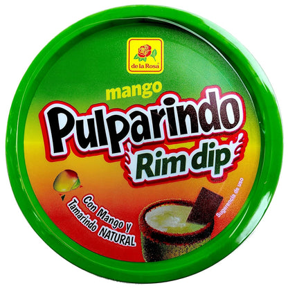 Pulparindo Rim Dip – Original or Mango Tamarind Candy Paste for Drinks, Fruit & More (8 oz)