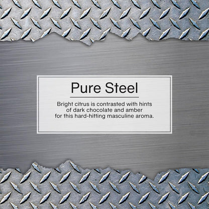 LITTLE TREES Air Fresheners Car Air Freshener. Hanging Tree Provides Long Lasting Scent for Auto or Home. Pure Steel, 24 Air Fresheners