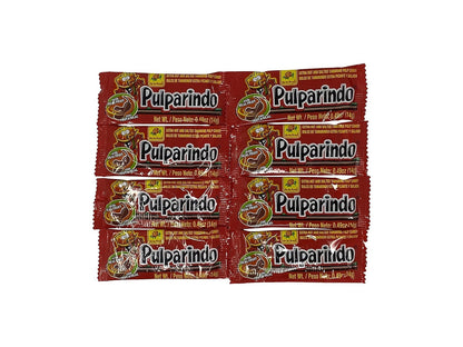 Bulk Pulparindo Mix (32 Count) - All The Mexican Favorites - Try Them All - Mango, Tamarindo, Sandia and Extra Hot