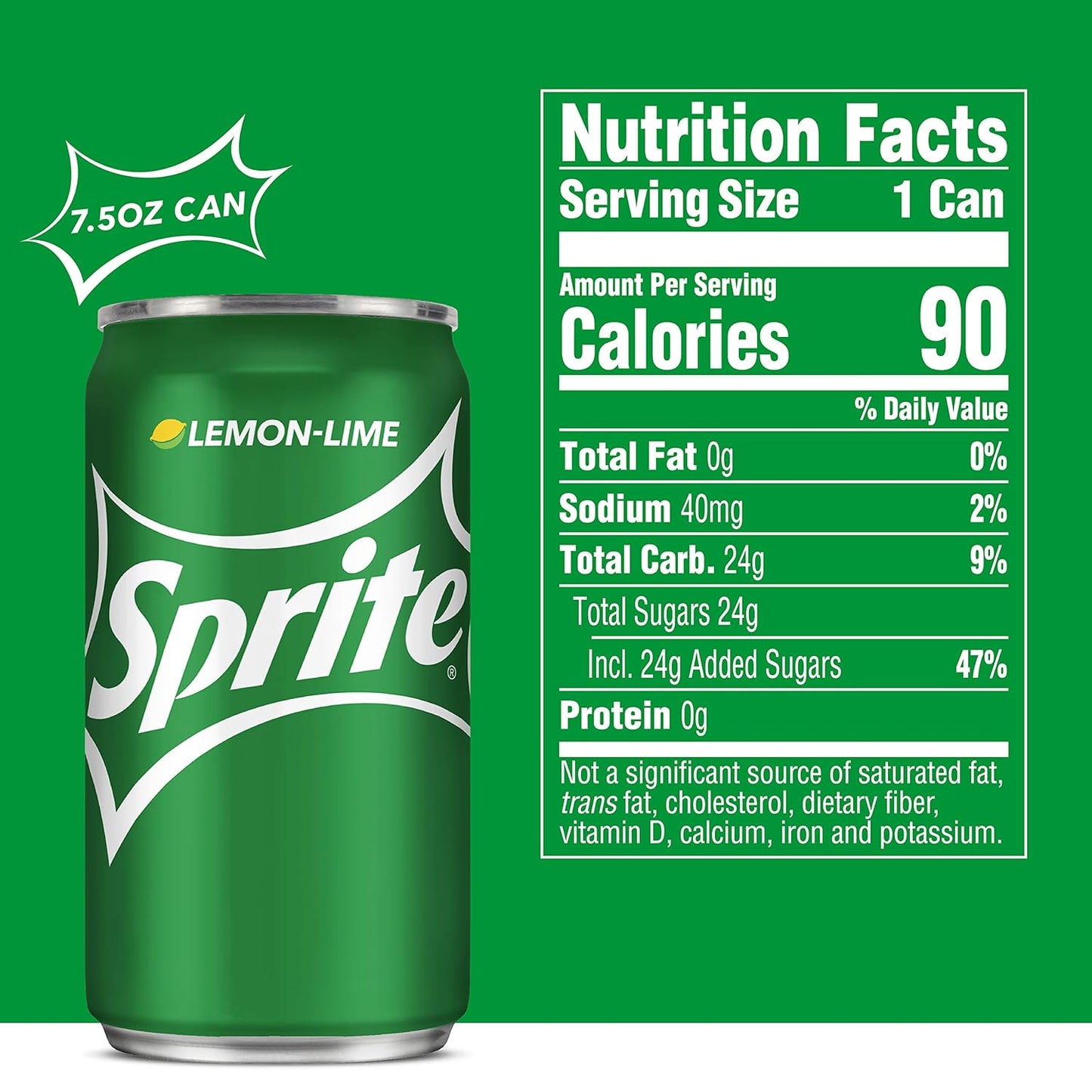Sprite Can, 7.5 fl oz (pack of 20)