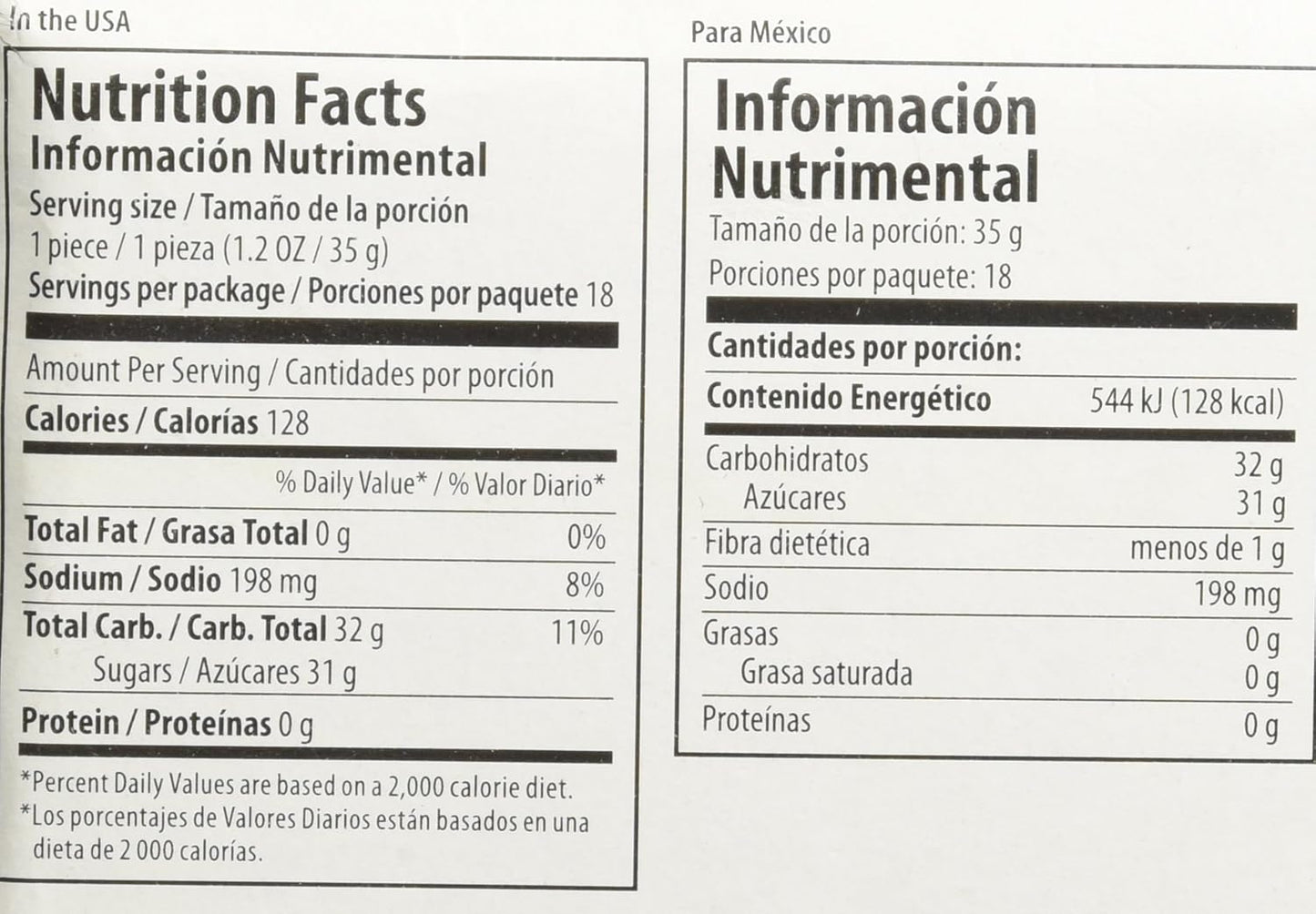 Pelon Pelo Rico Pelonetes Candy Bites (pack of 18)