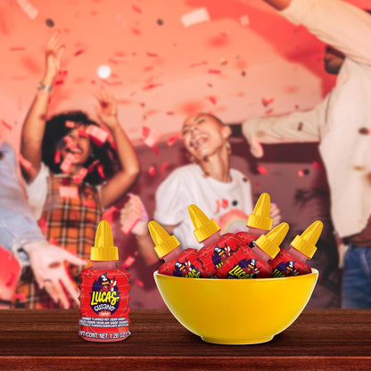 Lucas Chamoy Flavored Hot Liquid Candy, Gusano, 10 Pieces, 1.26 Ounces (Pack Of 10)