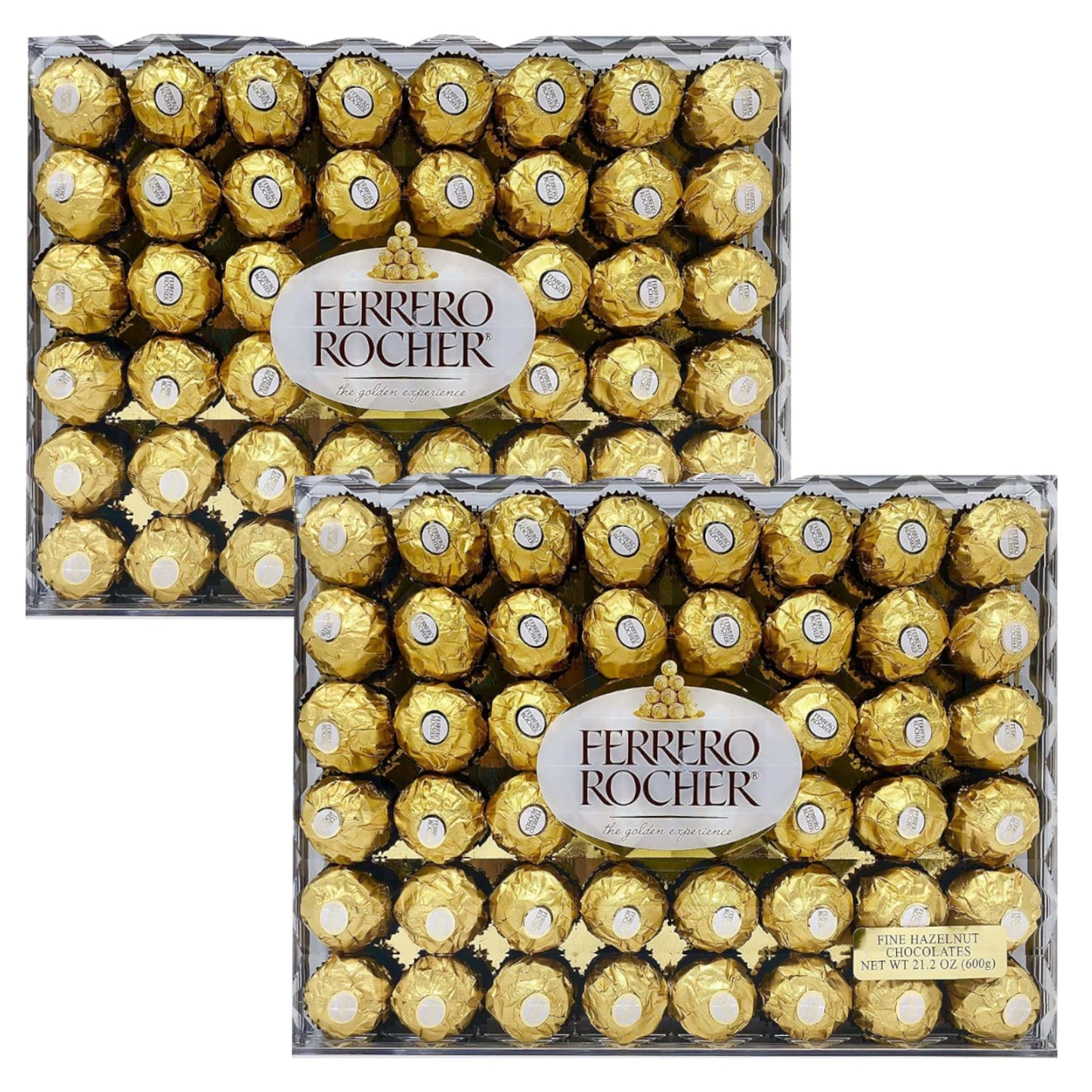 Ferrero Rocher, Diamond Halloween Value Pack - Fancy Looking, Good Taste, Great for Parties and Special Occasions - Delicious Creamy Hazelnut Filling - 2 Pack (48 ct Each), Total 96