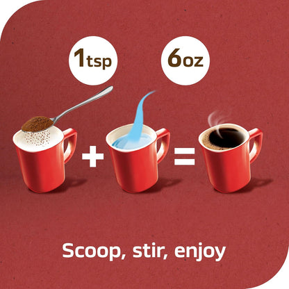 NESCAFÉ CLÁSICO Instant Coffee, Medium Roast Coffee, Colombia, 1 Jar (6 Oz)