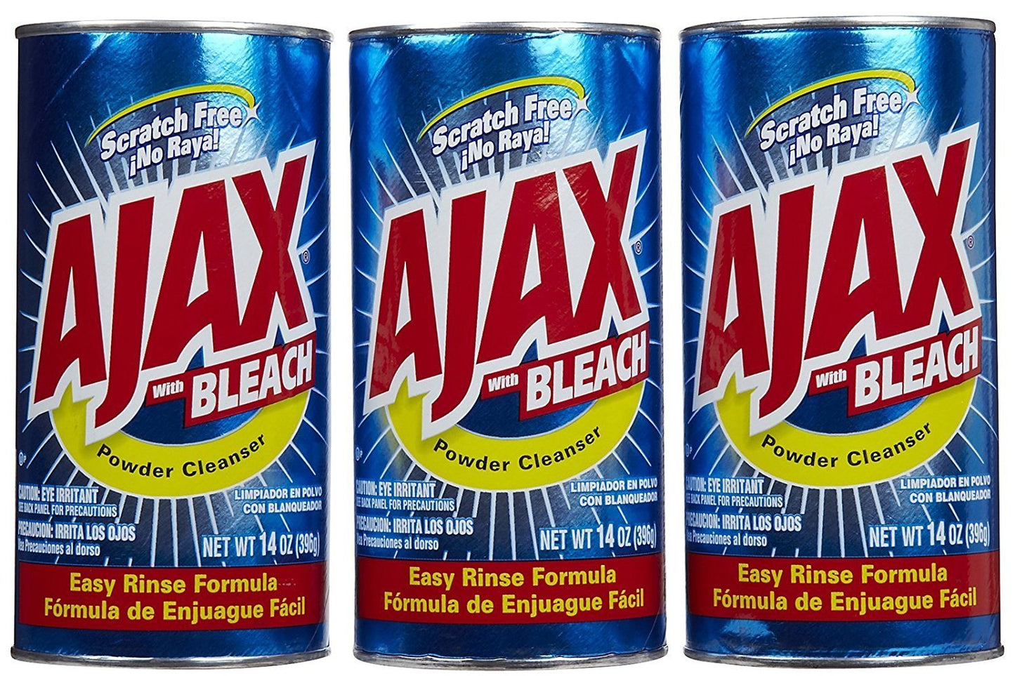 Ajax Powder Cleanser with Bleach, 14 oz-3 pk