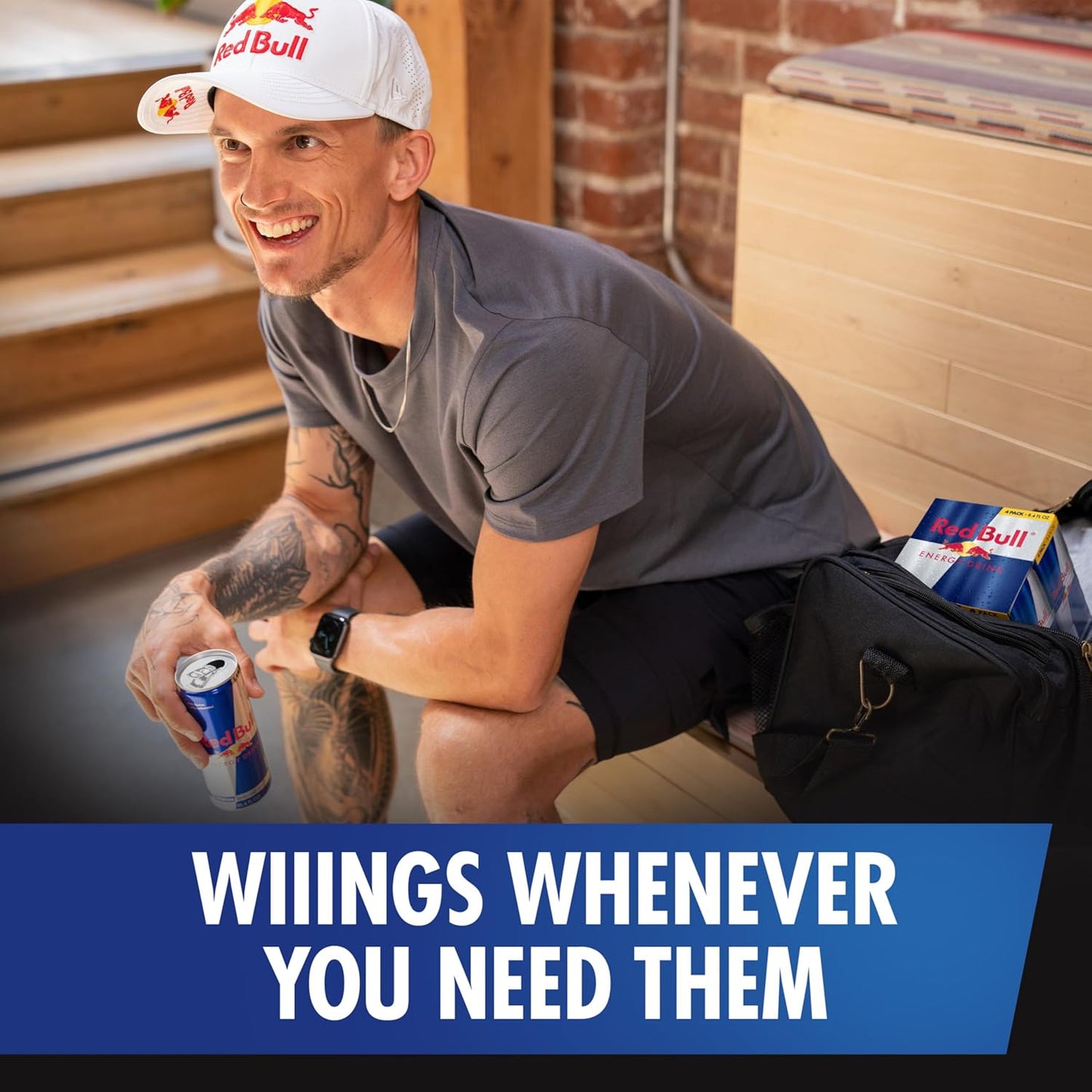 Red Bull Energy Drink with 114mg Caffeine plus Taurine & B Vitamins, 12 Fl Oz, Pack of 4 Cans