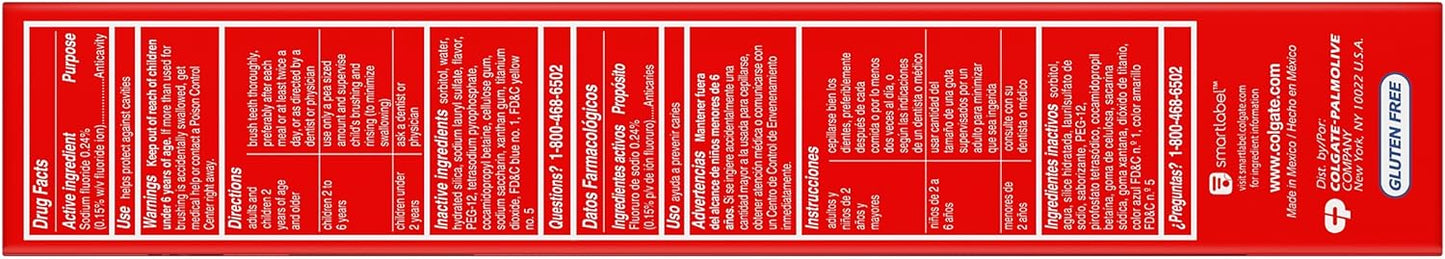 Colgate Triple Action Toothpaste, Mint, 8 Ounce