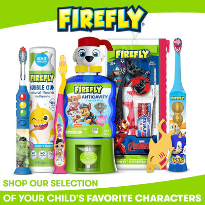 FIREFLY Clean N' Protect My Little Pony Power Toothbrush with 3D Character Cover, Soft Bristles, Battery Included, Ages 3+ (Pack of 2)