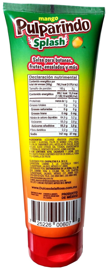 Pulparindo Splash Mango Tamarind Squeeze 300g