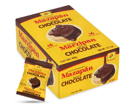 Mazapan cubierto de Chocolate (16 piezas) by N/A