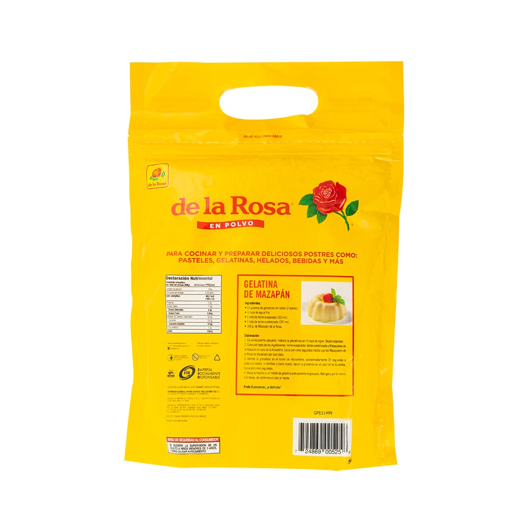 De la Rosa Mazapan, Marzipan De la Rosa, Mexican Original Candy, Regular and covered in chocolate (Powdered Mazapan, 2Lb Bag)