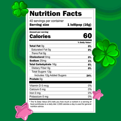 Vero Manita Paletas Strawberry & Cherry Flavored Lollipop (40 Count Bag) - Individually Wrapped Lollipops - Mexican Candy - Paletas Mexicanas Sabor Fresa