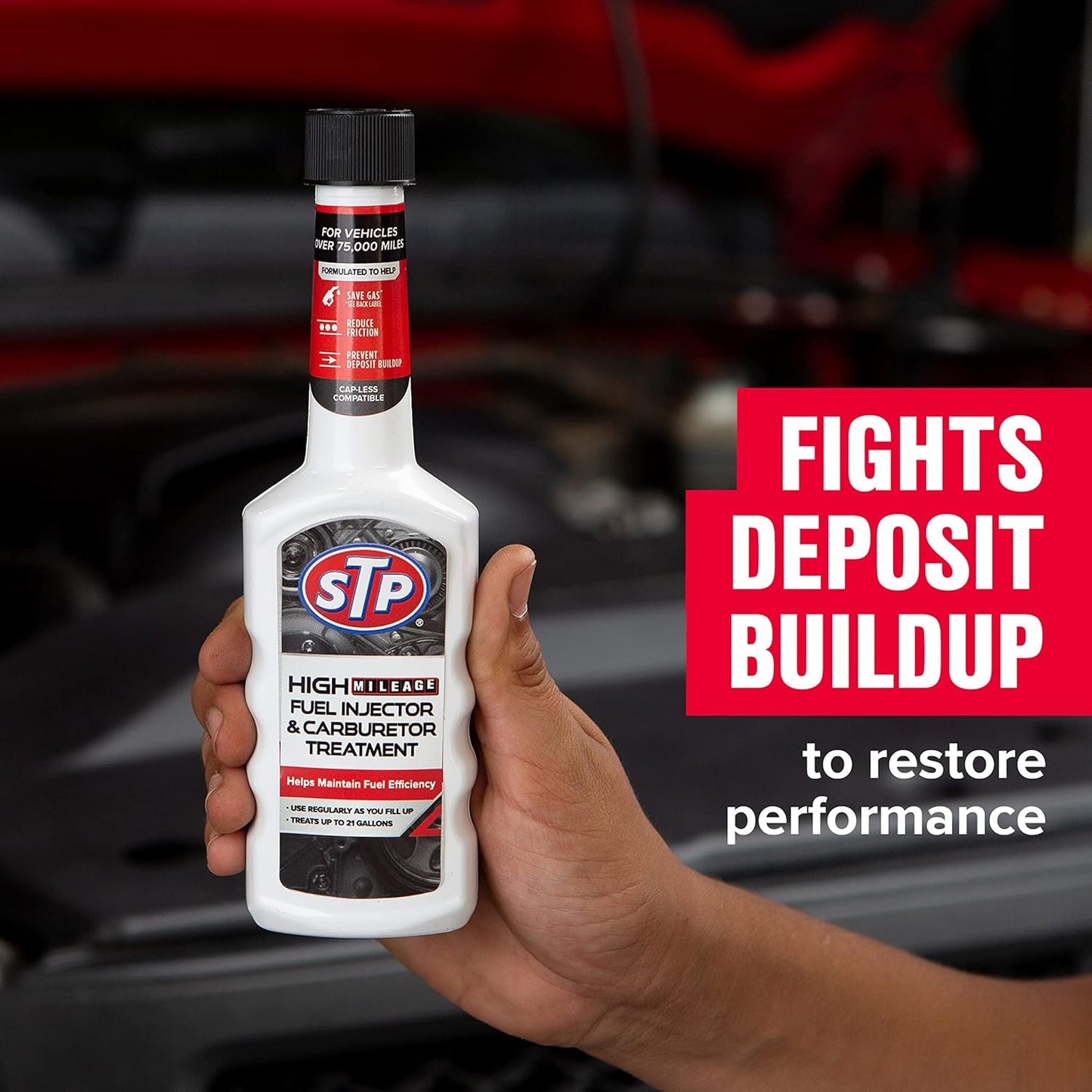 STP 78571 5.25 Ounce Fuel Injector & Carburetor Treatment + Upper Cylinder Lubricant (5.25 fl. oz.)