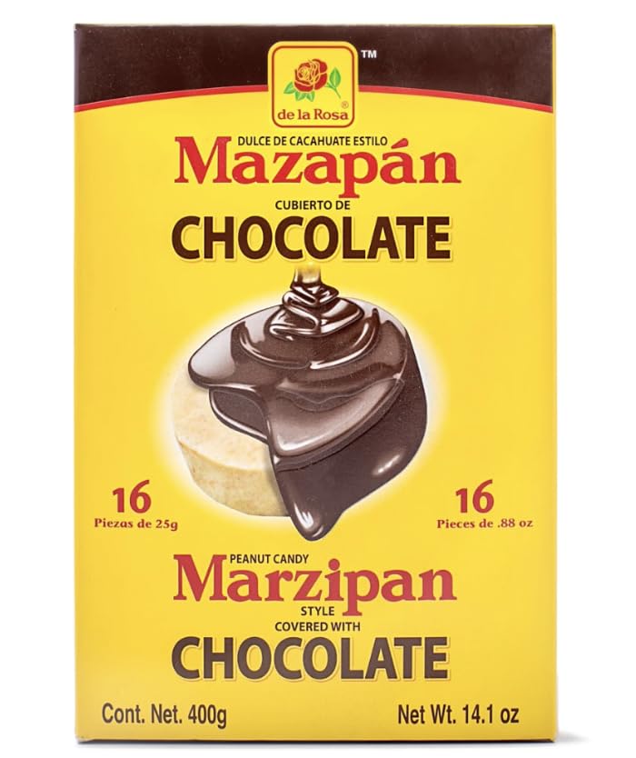 Mazapan cubierto de Chocolate (16 piezas) by N/A